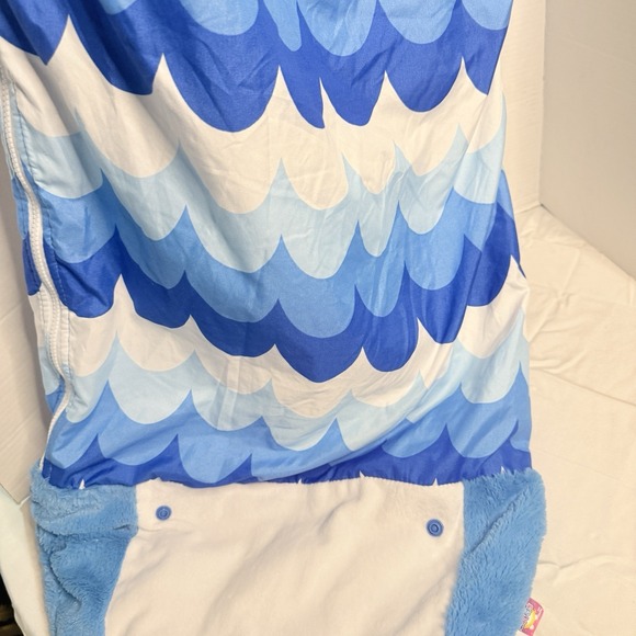 Happy Nappers Blue Shark Pillow Sleeping Bag Sleepy Sack Medium 3-6 yr old - Picture 6 of 9